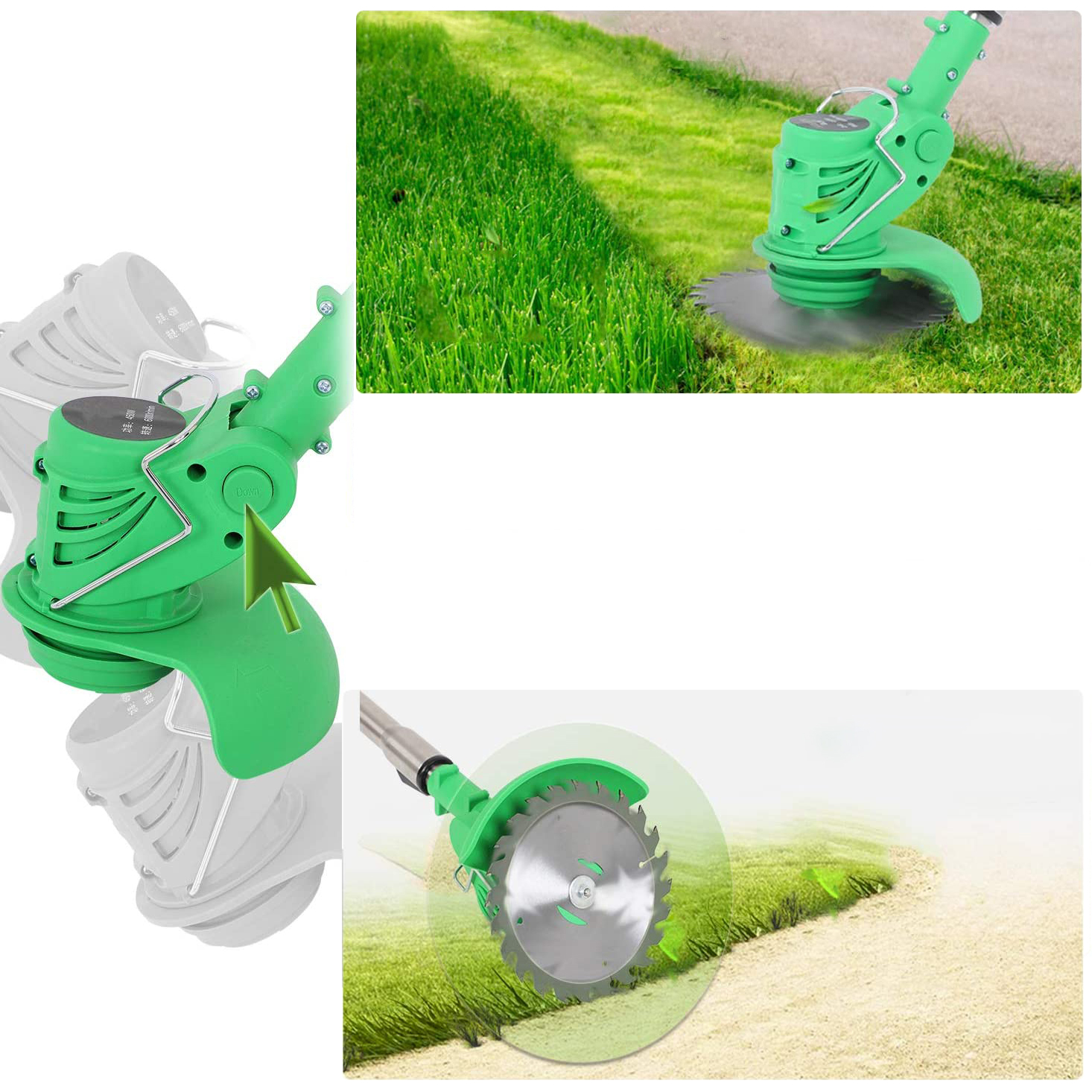 БЕЗЖИЧНА ЕЛЕКТРИЧЕСКА КОСАЧКА FEIZER GRASS TRIMMER - Image 3